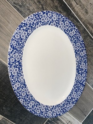 QUEENS QUEEN'S EDWARDIAN CALICO 15'' OVALE SCHNITZPLATTE STEAK SERVIERPLATTE