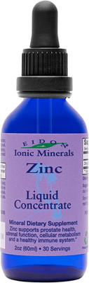 Eidon Ionic Minerals Liquid Zinc Concentrate - Ionic Zinc Supplement Drops for A