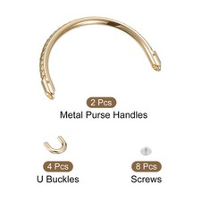 6 Marcos Metálicos Para Bolsos Con Cierre De Beso – 8.5 Cm En Plata – Ideal Para Monederos Y Bolsos De Mano