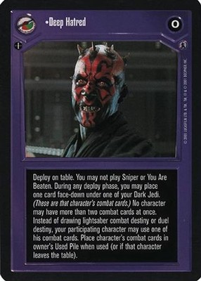 Deep Hatred - Reflections III - Star Wars CCG