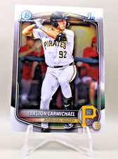 2025 Bowman Draft Chrome - #BDC-50 Easton Carmichael Pirates