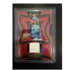 2025 Panini Select Red Prizm Selective Swatches Bobby Witt Jr. #SS-BWJ /99