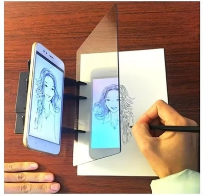 Tragbares optisches Zeichenbrett klares Bildverfolgung Skizze Malerei Projektor Kunst