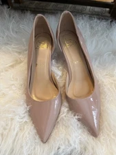 Christian Louboutin 38 Heels Pumps Nude Patent Leather