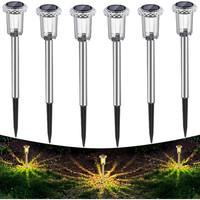 Solarleuchten Led 6 StüCk Warmweiß Wasserdicht FüR Garten Terrasse AußEnwege