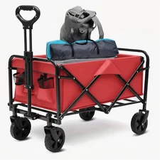 Heavy Duty Wagon 220lb 450lb 680lb Capacity All-Terrain Folding Collapsible Cart