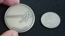 VINTAGE Lockheed Martin 2005 Center for Innovation Classified Ops Challenge Coin