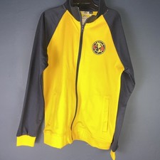 Hombres Club América Cremallera Completa Retro Fútbol Pista Chaqueta Jersey Suéter Talla M