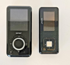 SanDisk Sansa MP3 Player REPAIR Lot of 2 For Parts Power On c250 e250R