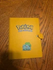 1999 Pokemon Bulbasaur Yellow Collector's Album Vintage Pocket Binder +32 Cards