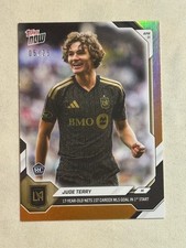 2026 Topps Now MLS Debut 1st Goal Orange Foil Jude Terry Rookie RC /25 #24 LAFC