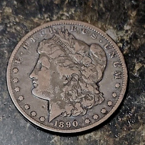 Morgan Dollar 1890 Carson City $1 Silver Circulated Business Strike KM#110