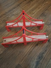 BRIO 33683 Double Suspension Train Bridge Compatible With All BRIO Railway Sets