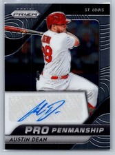 Austin Dean 2020 Prizm # Pro Penmanship Autograph