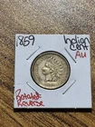 1859 Indian Head Cent Penny AU+ About Uncirculated Strong Eye Appeal (Raw13054)