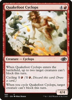 [MTG] Quakefoot Cyclops (583) (J22) LP-HP