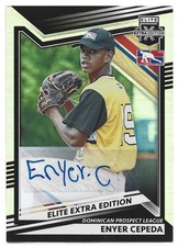 2022 Elite Extra Edition #174 Enyer Cepeda Auto DPL Dominican Prospect League