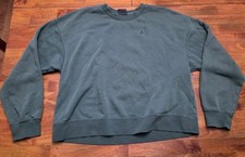 Nike Jordan Jumpman Women's Green Flight Graphic Crewneck Sweatshirt Size Small