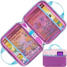Jaffzora Carrying Case with Leapfrog LeapReader System Learn-to-Read 10 Book ...