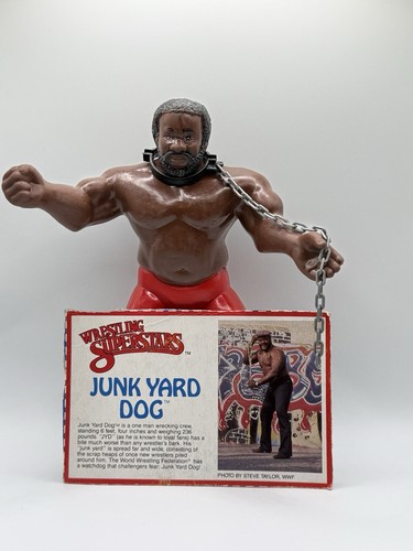 Vintage WWE WWF LJN 1984 Junk Yard Dog W/Chain and...