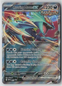 roaring moon ex pokemon card price SAR Prismatic Evolutions this Special Illustration Rare features a mesmerizing Pokmon TCG Roaring Moon ex