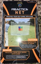 New Club Champ Golf Practice Net 9 Feet Wide x 7 Feet Tall Removable Target