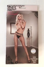 Seven 'til Midnight Women's Fishnet Pantyhose Black One Size 20311