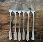 47 Piece Vintage 40s Rogers Treasure Floral SILVER PLATED IS Flatware Utensils — photo 9