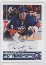 2013-14 Panini Rookie Anthology Score Signatures Travis Hamonic #SS-THA Auto 4g6
