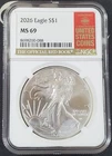 2026 US American Eagle - 1 oz .999 Fine Silver - NGC MS69 -088