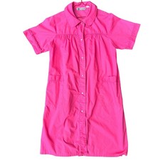 Vintage Pink House Coat No size Tag REFER TO MEASUREMENTS 