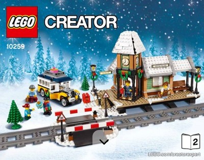 LEGO Creator Expert: Winter Village Station (10259) NO BOX OR MANUAL
