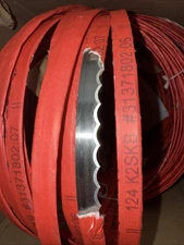 Kasco Meat Band Saw Blade - Scallop Edge - 124 in. x 5/8 in. x .022 in Lot 40