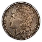 1891-CC $1 Morgan Silver Dollar - Original Crusty XF/AU Key Date - SKU-B2793