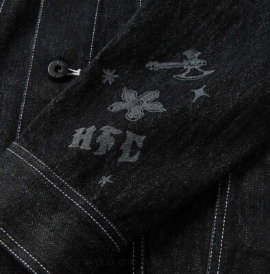 Vans x Strangers Things Hellfire Club Jean Jacket XL Eddie Munson