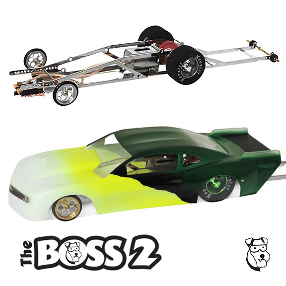 332C 1/24 The BOSS 2 DRAG Slot Car RTR CAMARO - EAGLE Motor - 3/32