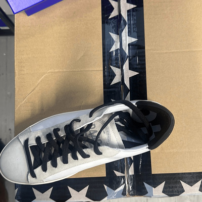 P448 Men's F22 John Perforated Logo Low-Top Sneaker - Blk