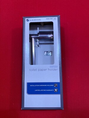 Glacier Bay Polished Chrome Sebring Toilet Paper Holder Model 1004 987 127