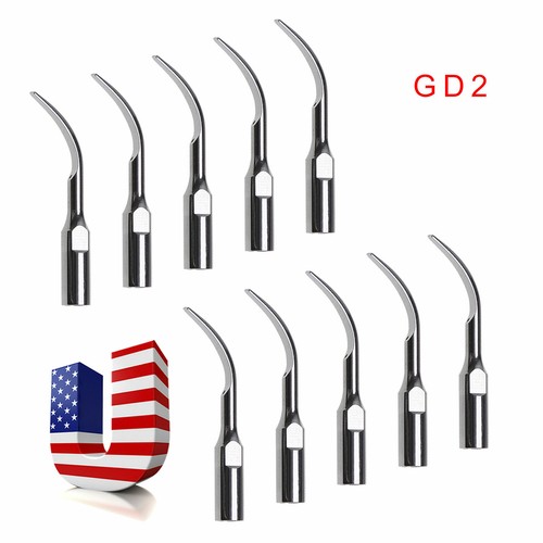 USA 10pcs Dental Ultrasonic Scaler Tips Scaling Fit DTE SATELEC GD1-GD6 ppoe - Picture 3 of 7