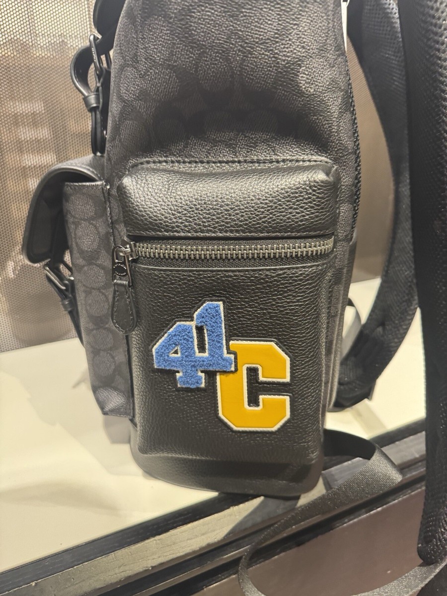 NWT Limited Coach MEN's Sprint Backpack In Signature Canvas With