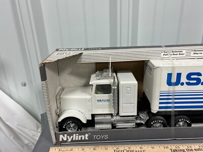 NYLINT ブリキ トレーラー NYLINT Semi Truck Trailer US FILTER Private Label NIB Large