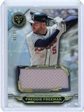 2019 Topps Triple Threads Baseball Relic #SJR-FT2 Freddie Freeman #35/36