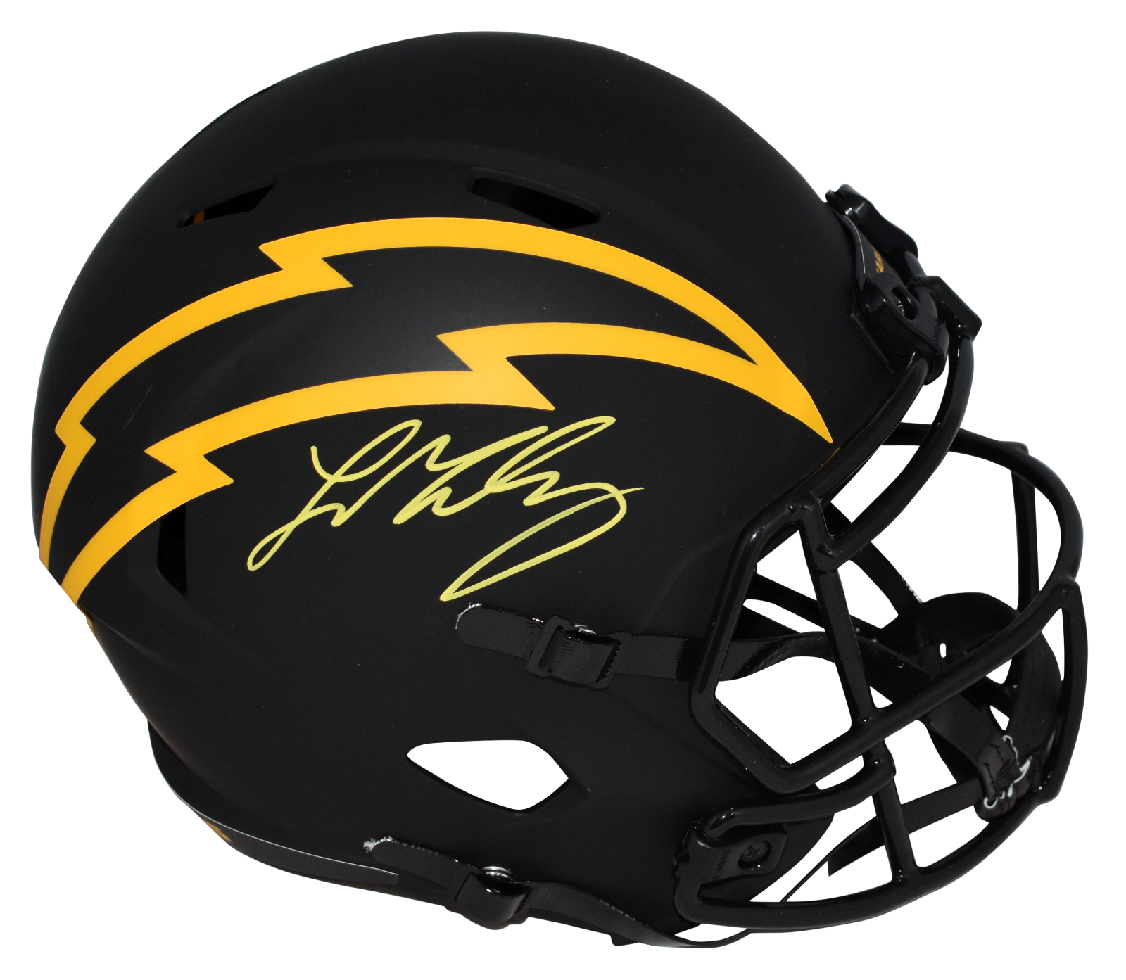 Ladd McConkey Autographed Signed Los Angeles Chargers ECLIPSE FULL SIZE HELMET BECKETT 