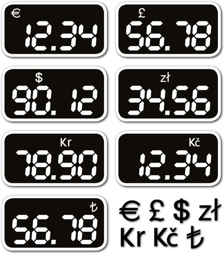 Preisaufkleber Preisschild für Tabakspender Bar Zigaretten - Bild 4 von 9