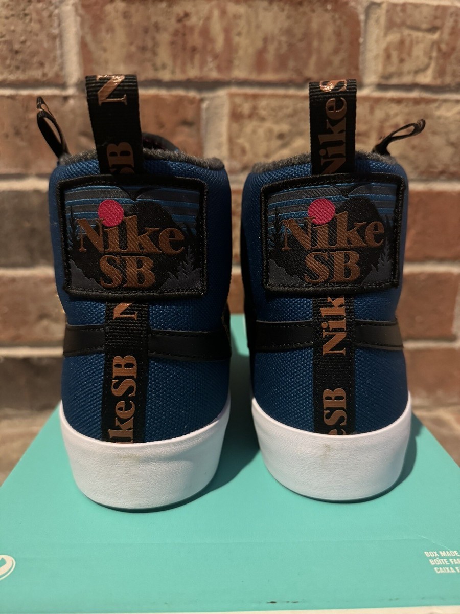New 8.5 Nike SB Zoom Blazer Mid PRM Acclimate Great Outdoors Blue