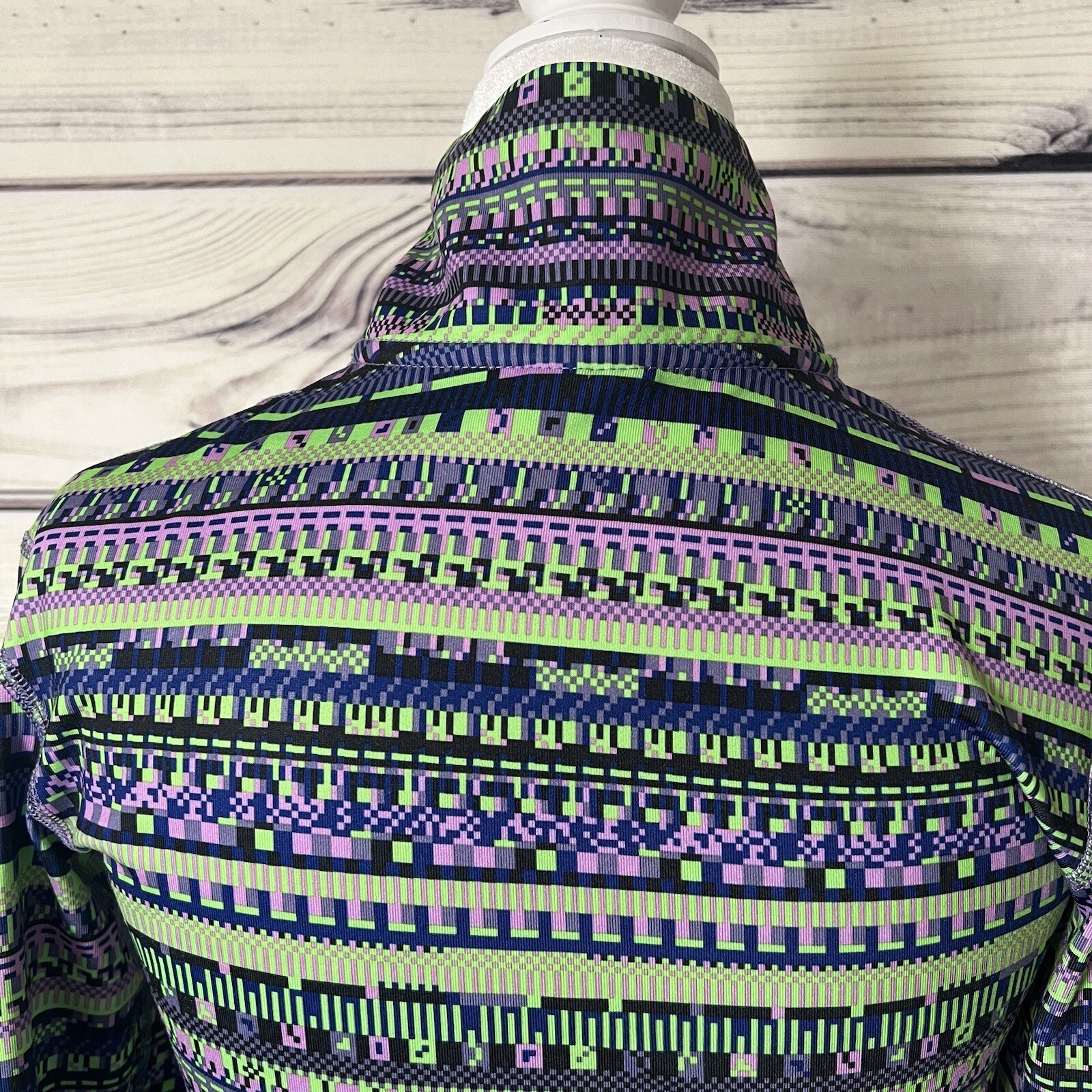 Nike Pro Warm Patterned Half Zip Jacket - image 9