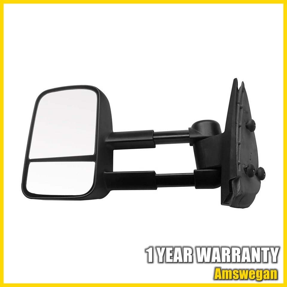 [Left] Manual Towing Mirror For Chevrolet Silverado GMC Sierra 1500 ...