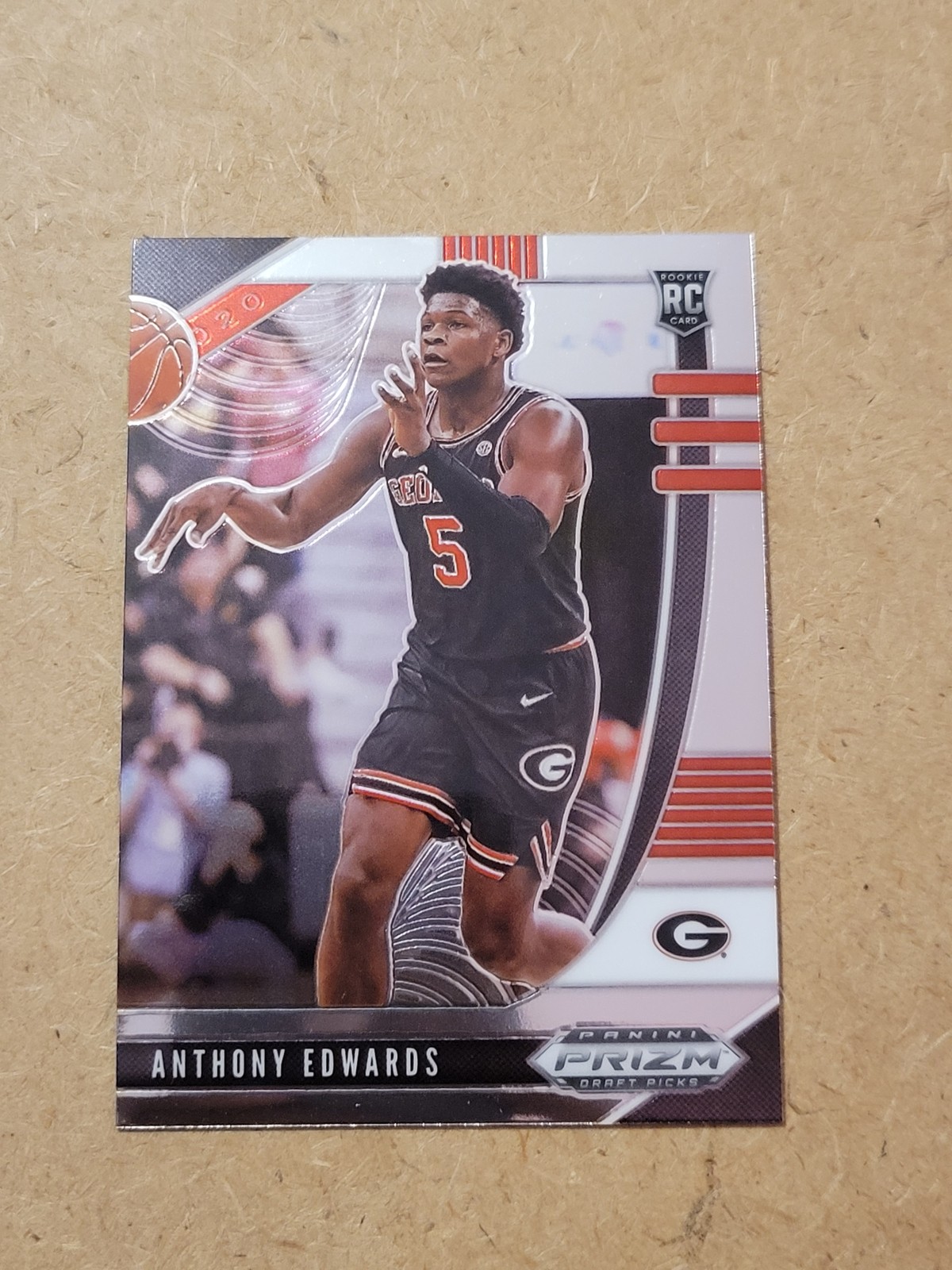 2020 Panini Prizm Draft Picks Collegiate #41 Anthony Edwards