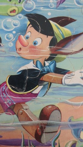 Vintage 1964 Walt Disney Pinocchio Whitman Frame Tray Puzzle 4432 - Picture 4 of 7
