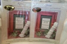 Birthstone Sampler Needleroll April June Chart Pack w Beads Crystals P67